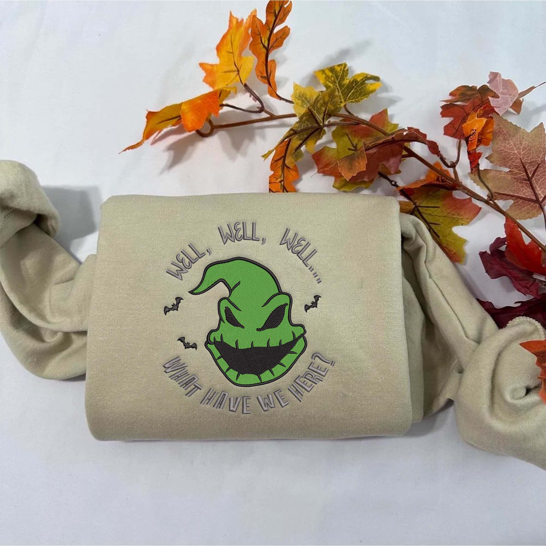 Well, What Have We Here Sweatshirt, Halloween Embroidery Sweatshirt HLW_M70
