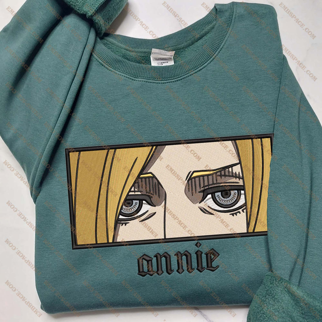 Anime The Stoic Fighter Embroidery Sweatshirt, Manga Box Embroidery Sweatshirt A_AT13