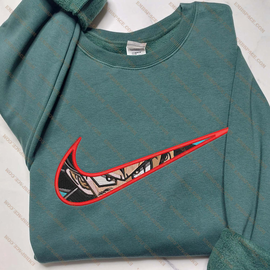 N Anime The Legendary Hero Sweatshirt, N Anime Embroidery Sweatshirt A_DB55