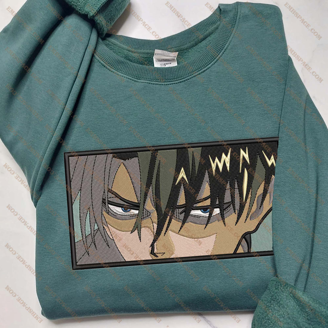 Anime The Elite Soldier Embroidery Sweatshirt, Manga Box Embroidery Sweatshirt A_AT16