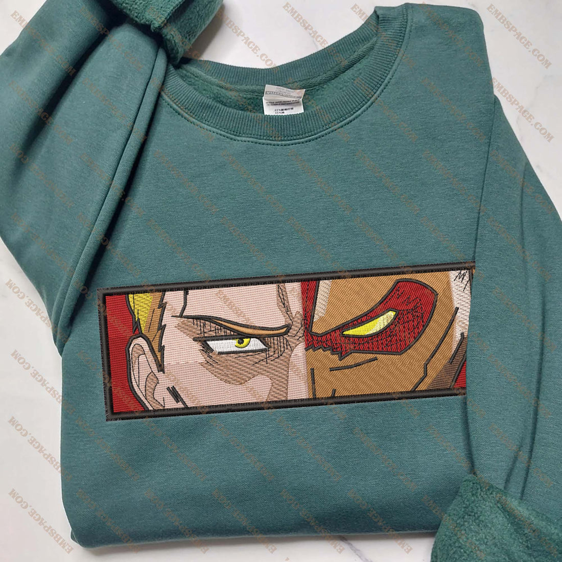 Anime The Armored Titan's inheritor Sweatshirt, Manga Box Embroidery Sweatshirt A_AT33
