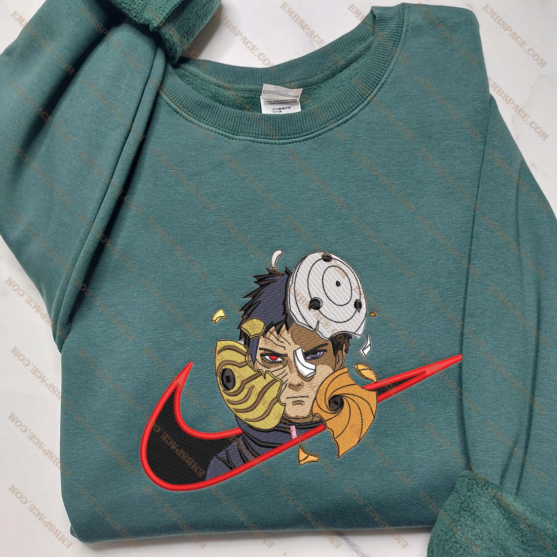 N Leader Like Alpha Wolf Embroidery Sweatshirt, N Anime Embroidery Sweatshirt A_NT31
