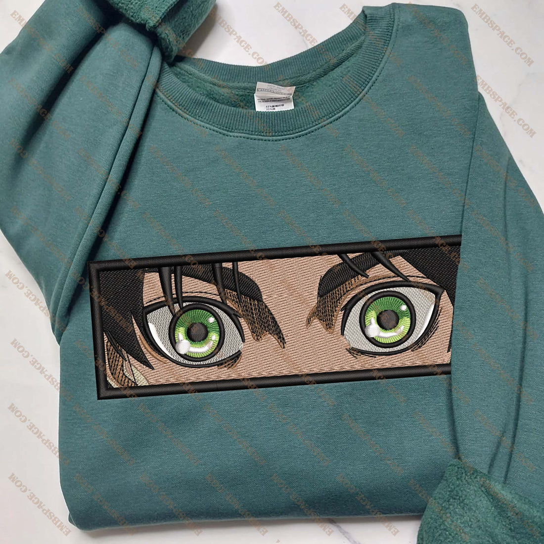 Anime The Freedom Seeker's Eyes Sweatshirt, Manga Box Embroidery Sweatshirt A_AT35