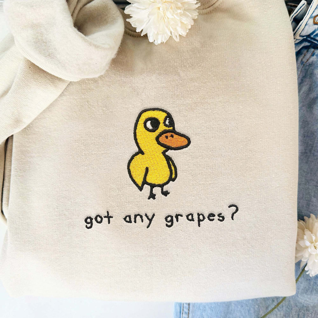 Got Any Grapes Embroidery Shirt, Millennial Embroidery T-Shirts FU_M14
