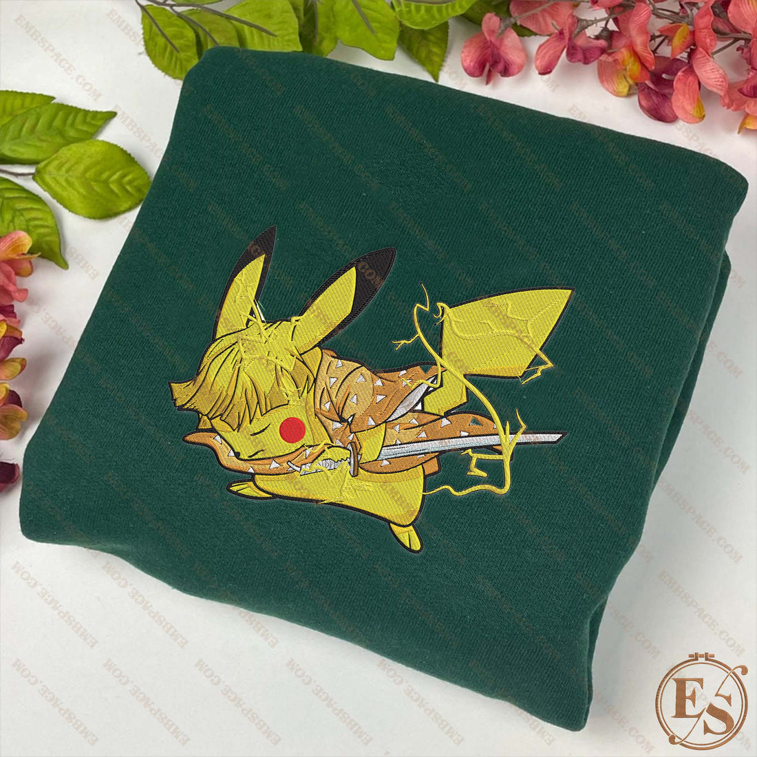 Anime The Lightning-infused Swordsman Sweatshirt, Manga Box Embroidery Sweatshirt A_PK45