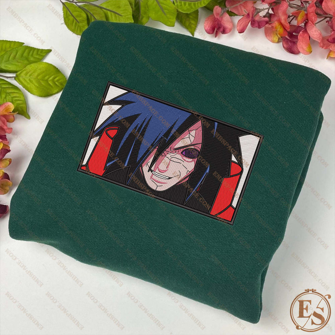 Eyes Anime Character Embroidery Sweatshirt, Manga Box Embroidery Sweatshirt A_NT41