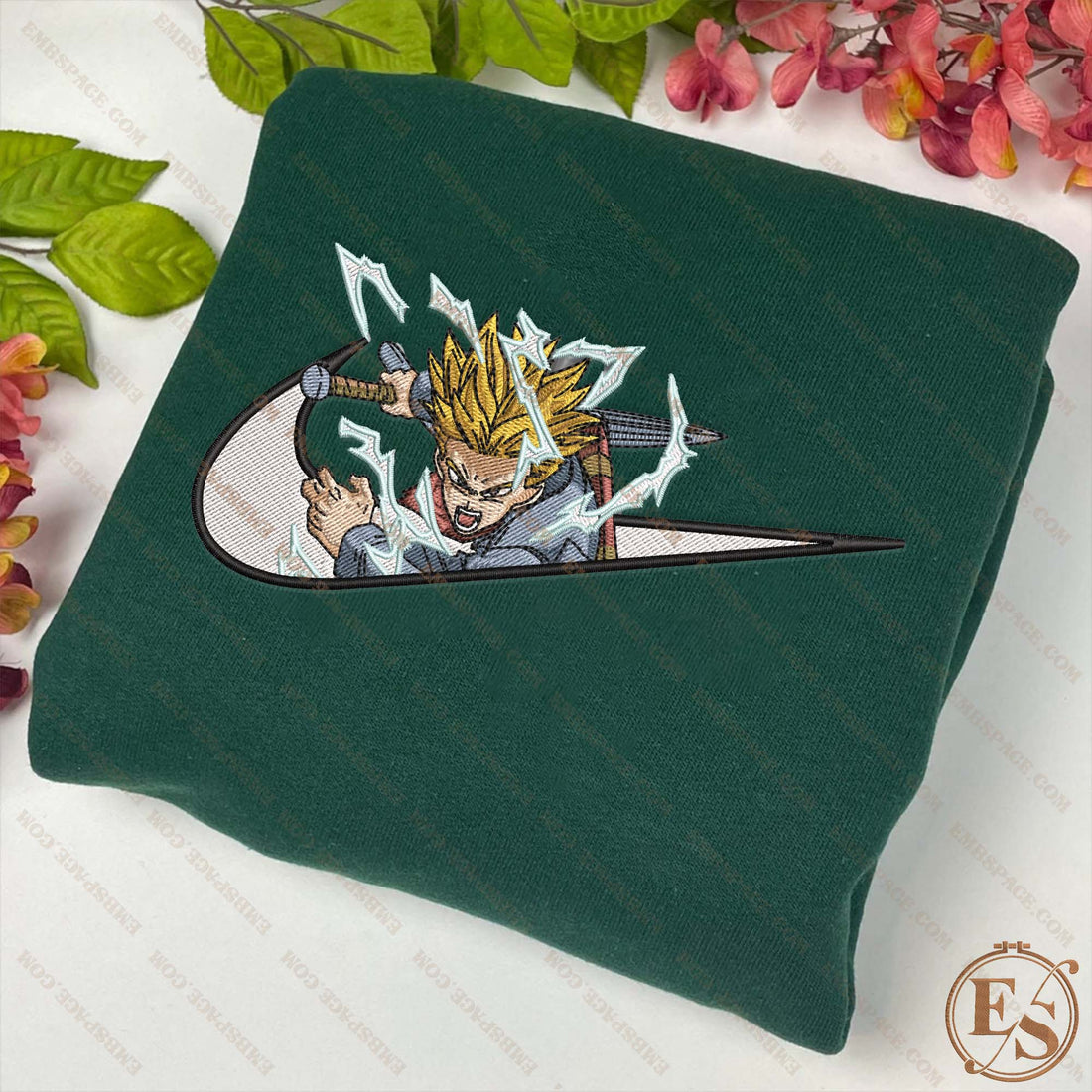 Anime The Warrior's Power Hit Sweatshirt, Manga Box Embroidery Sweatshirt A_DB52