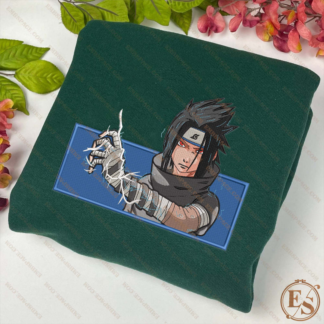Anime Character Bandage Hand Embroidery Sweatshirt, Manga Box Embroidery Sweatshirt A_NT34