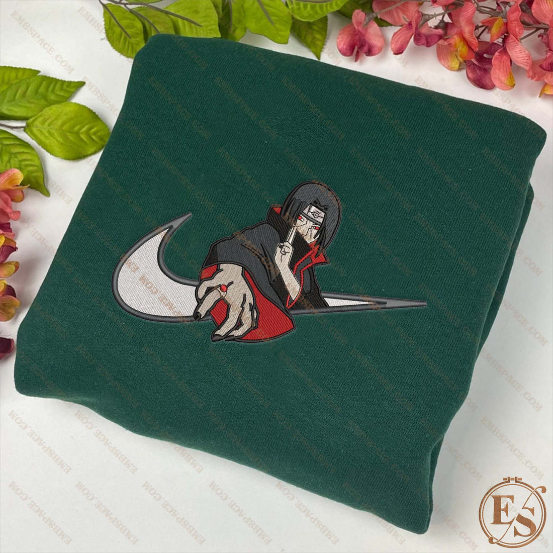 Hero with Ninja Skill Embroidery Sweatshirt, N Anime Embroidery Sweatshirt A_NT39