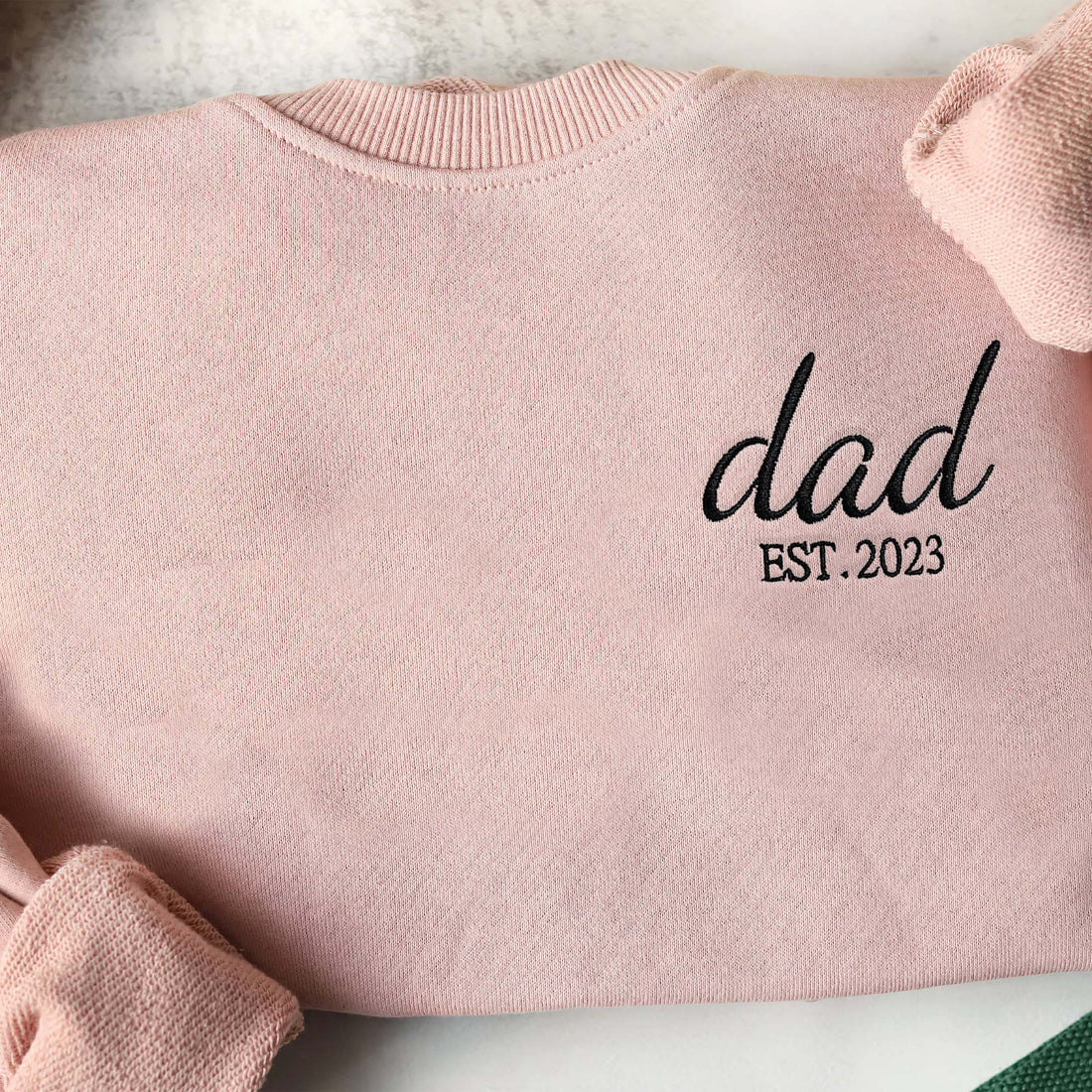 Dad Embroidered Shirt, Custom Dad Shirt With Kids Names Sweatshirt For Father's Day F_M51