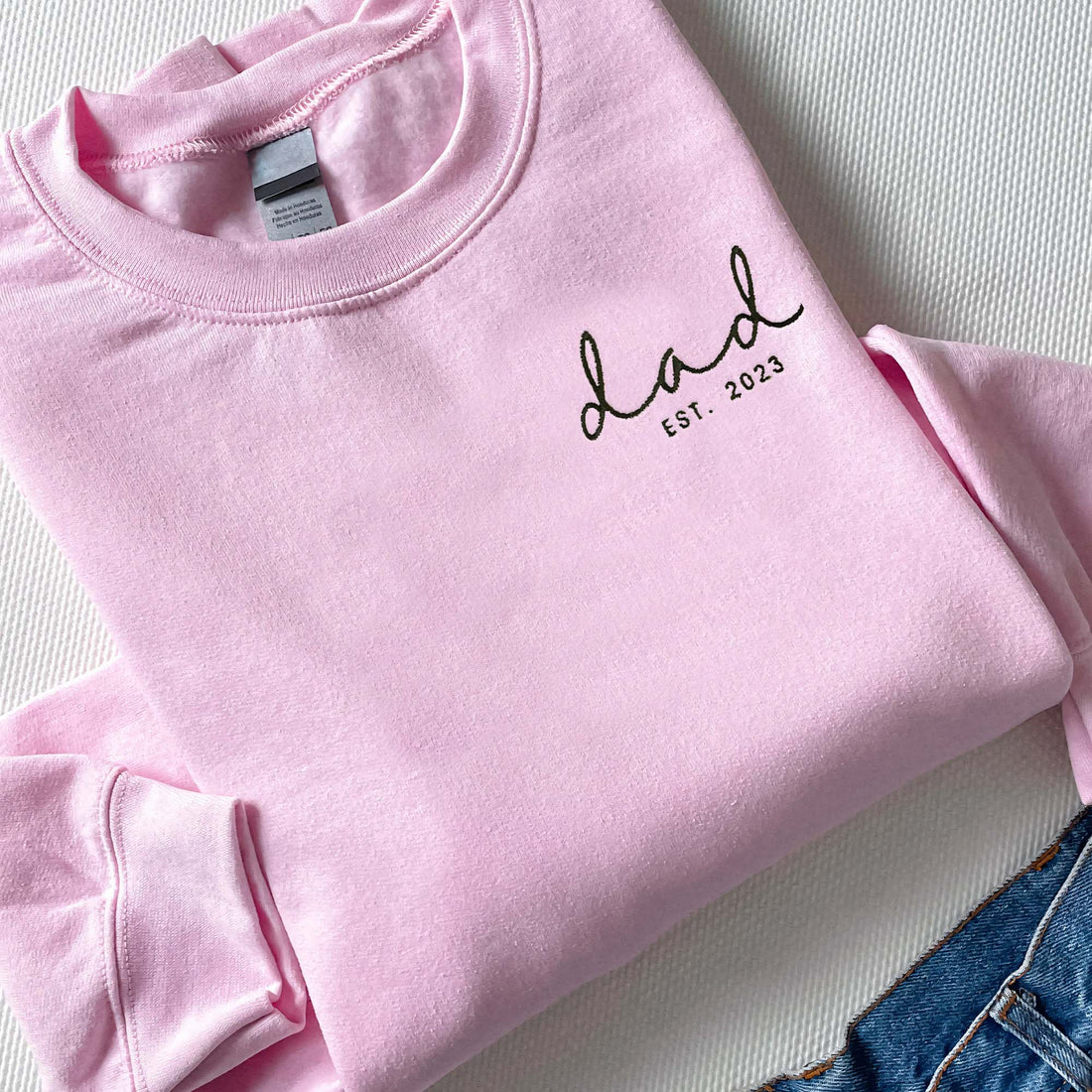 Dad Embroidered Shirt, Custom Dad Shirt With Names Sweatshirt For Father's Day F_M39