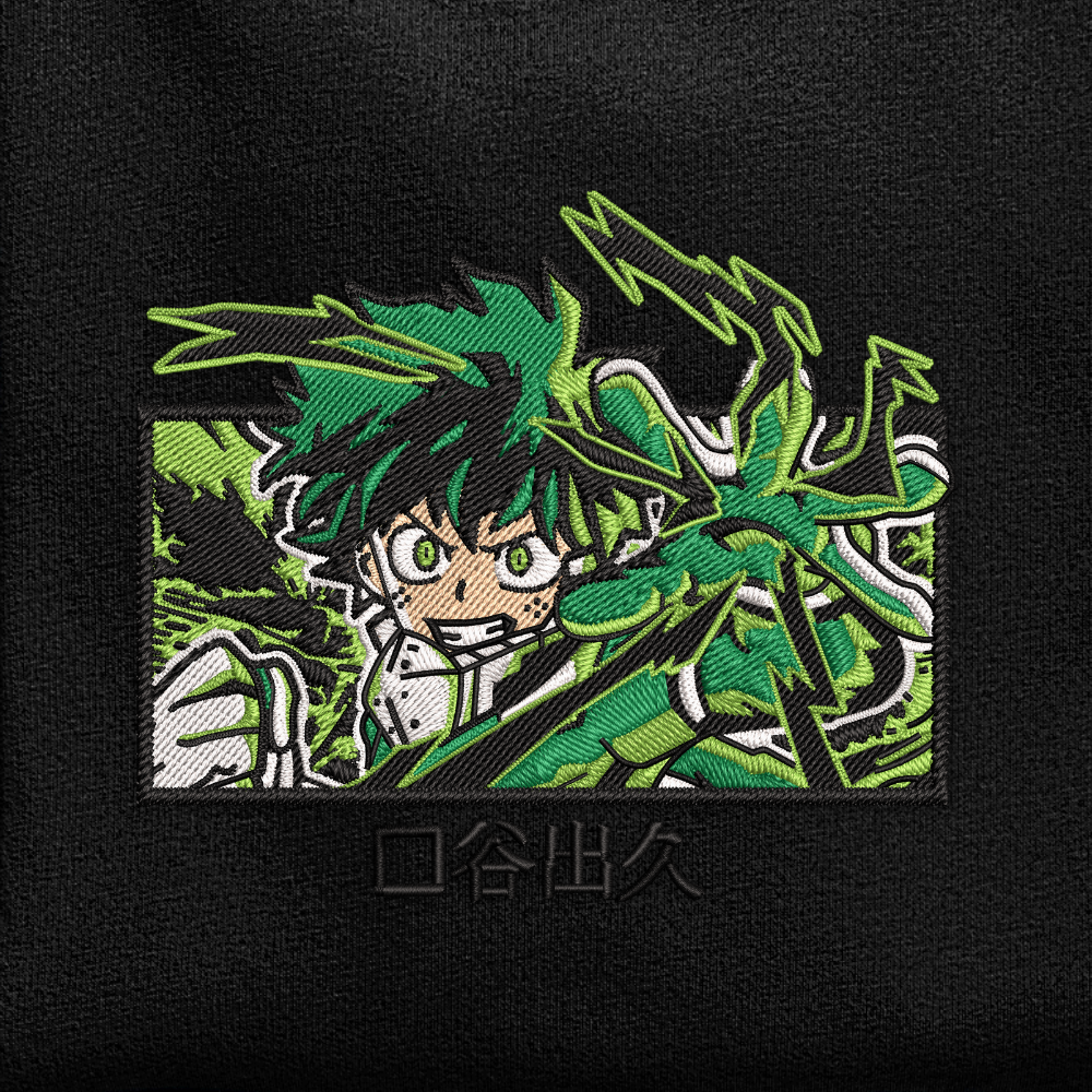 Determined Hero-in-Training Sweatshirt, Anime Embroidery Sweatshirt GI_A21