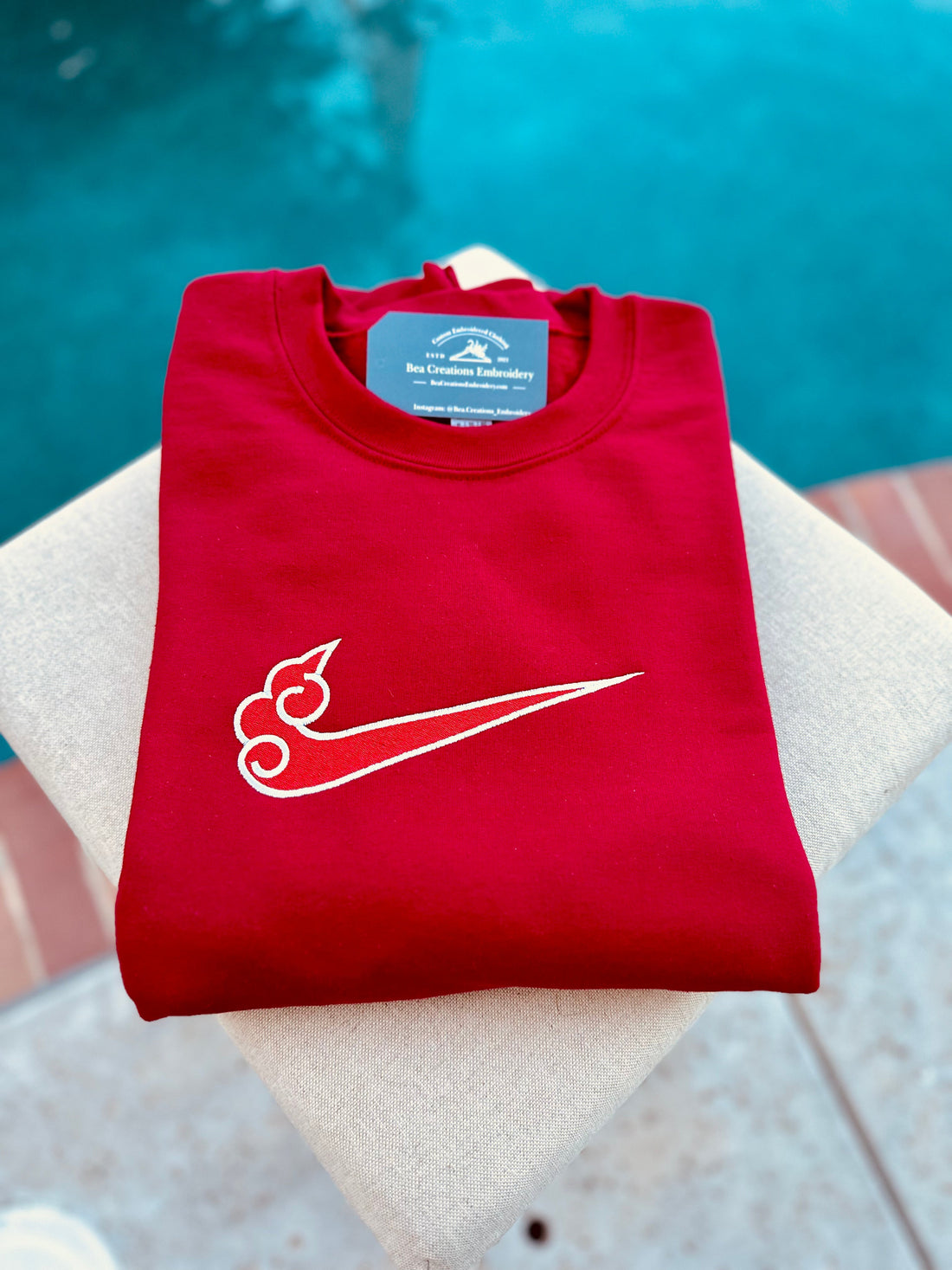 Secret Society Anime Swoosh Parody Sweatshirt, Anime Embroidery Sweatshirt BE_A13