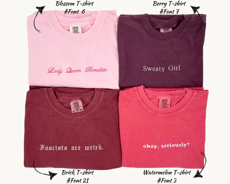 Personalized Embroidered T-Shirts T_M30