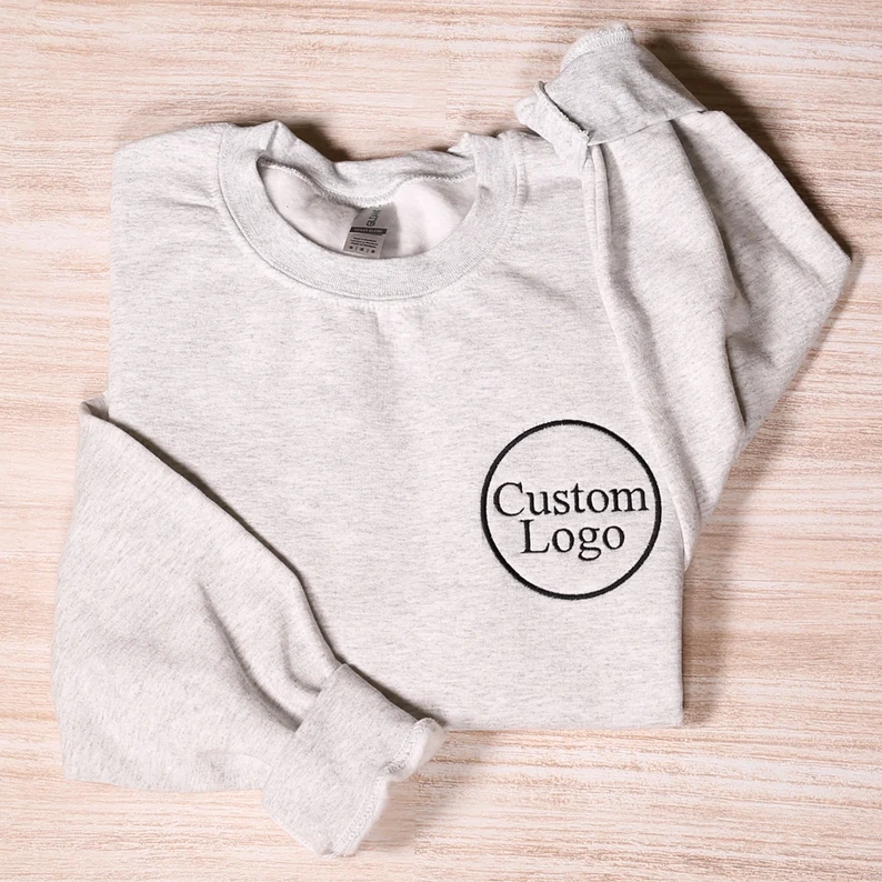 Personalized Logo Embroidered Sweatshirt T_M21