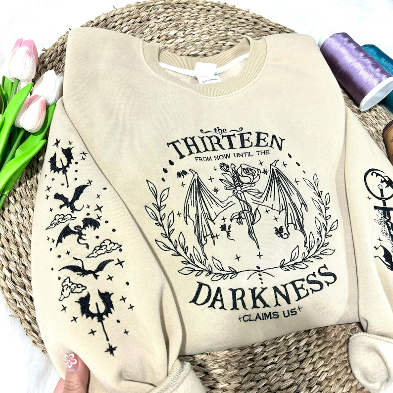The Thirteen Embroidered Sweatshirt T_M116