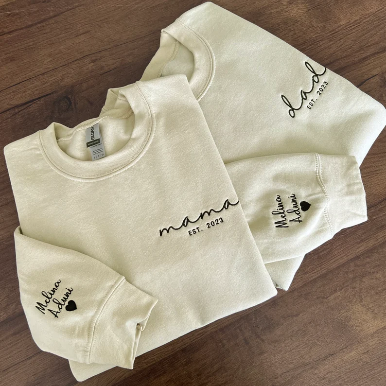Dad Embroidered Sweatshirt T_M13