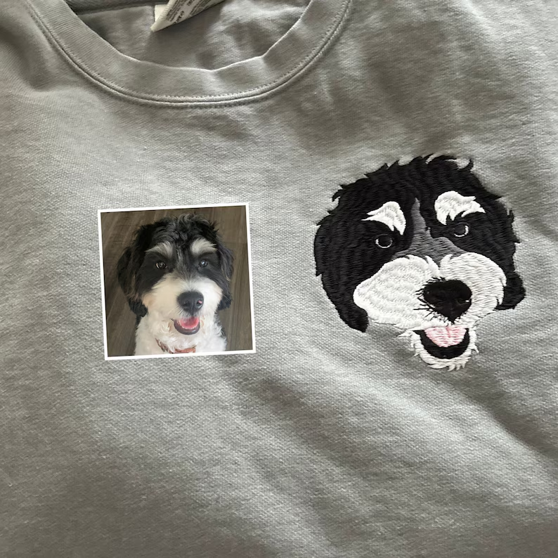 Personalized Pet Embroidery Shirt T_M91