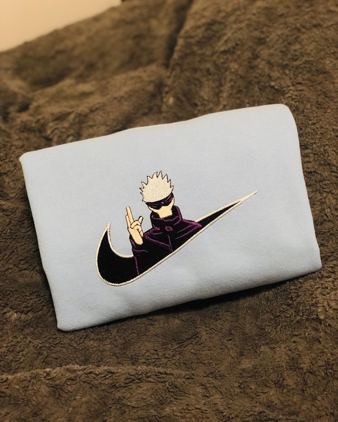 Anime Swoosh Hero Parody Sweatshirt, N Anime Embroidery Sweatshirt BE_A01