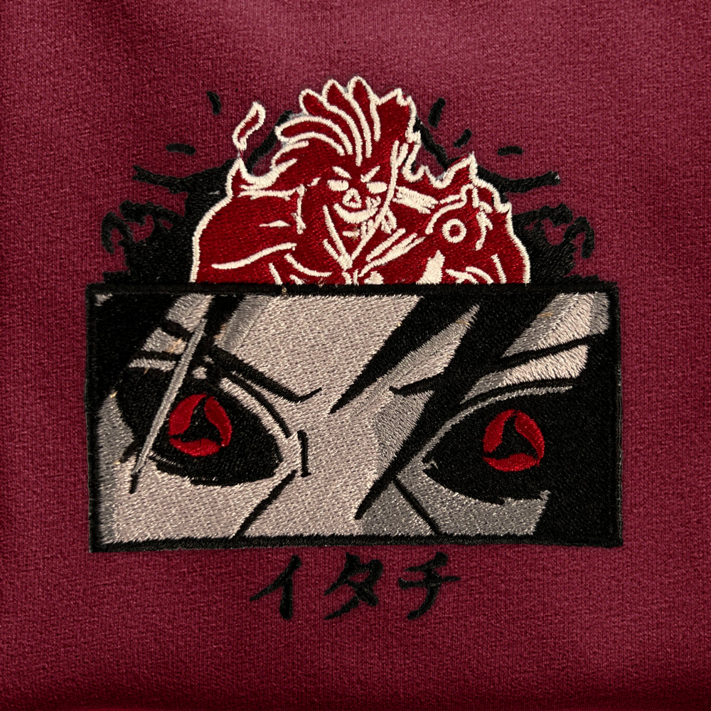 Eternal Eye Technique Sweatshirt, Anime Embroidery Sweatshirt GI_A40
