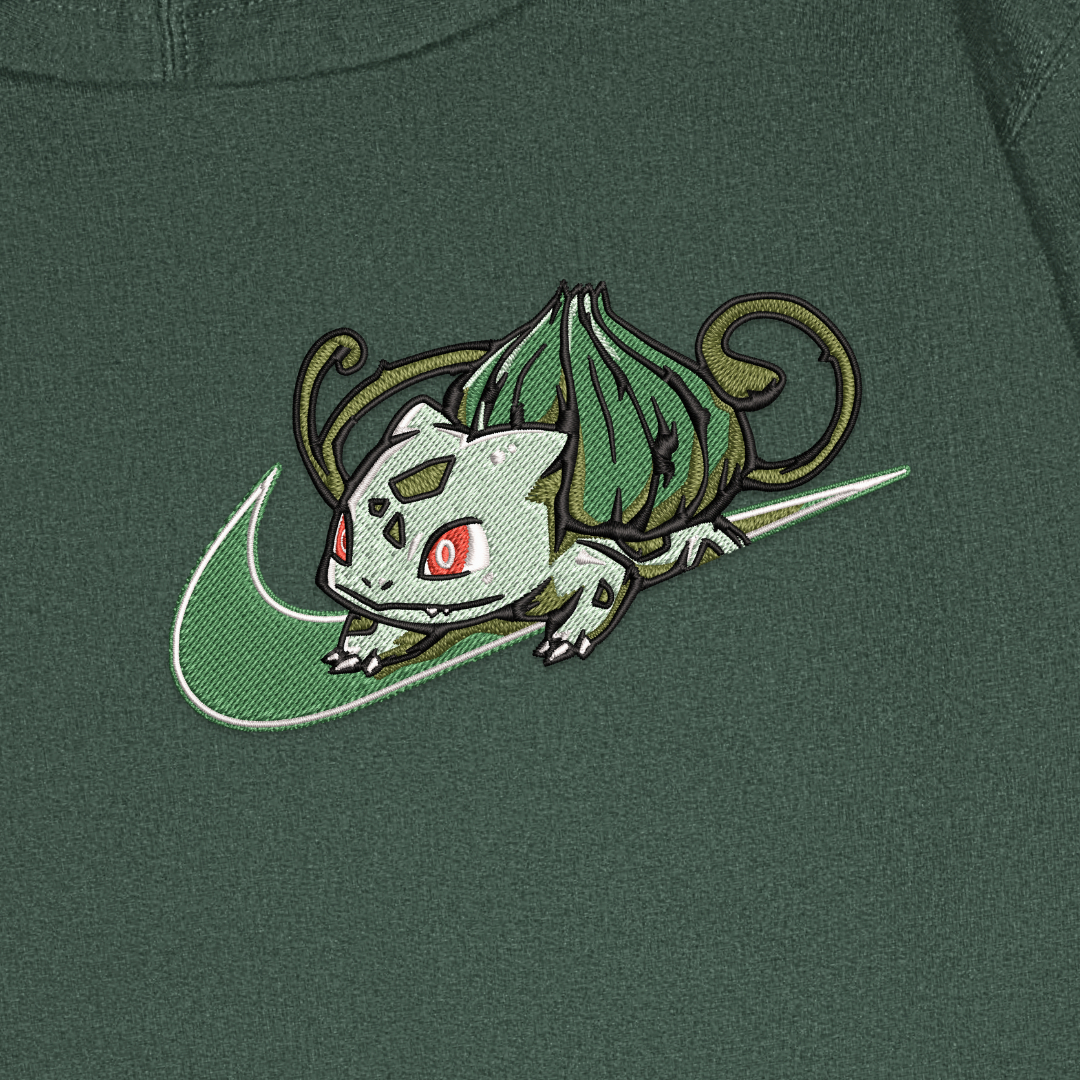 Grass-type Starter Sweatshirt, N Anime Embroidery Sweatshirt GI_A35