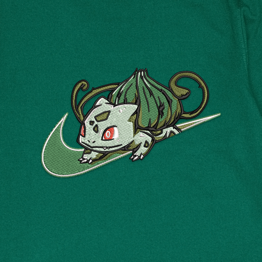 Grass Starter Sweatshirt, Anime Embroidery Sweatshirt GI_A05