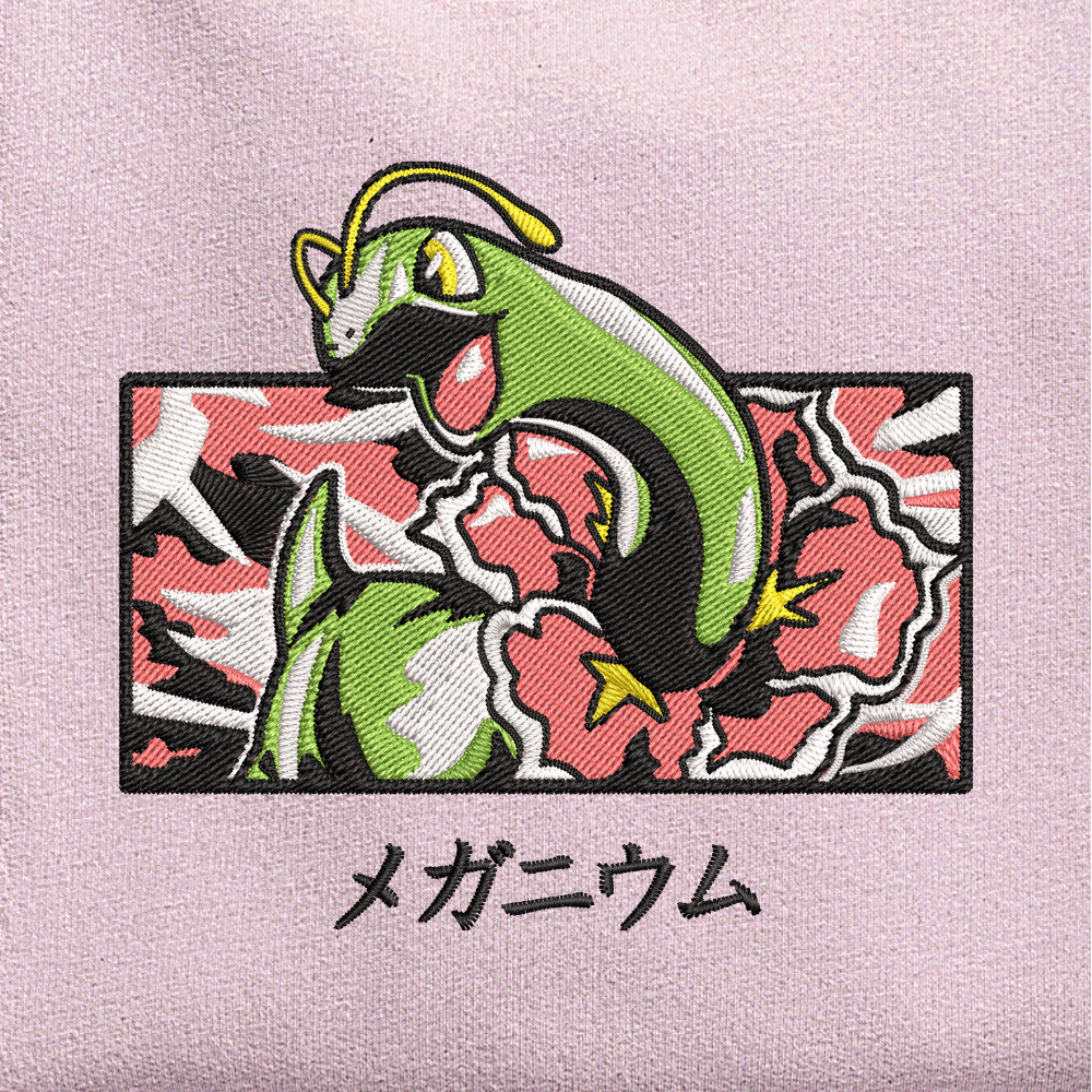 Herbivorous Dinosaur Sweatshirt, Anime Embroidery Sweatshirt GI_A41