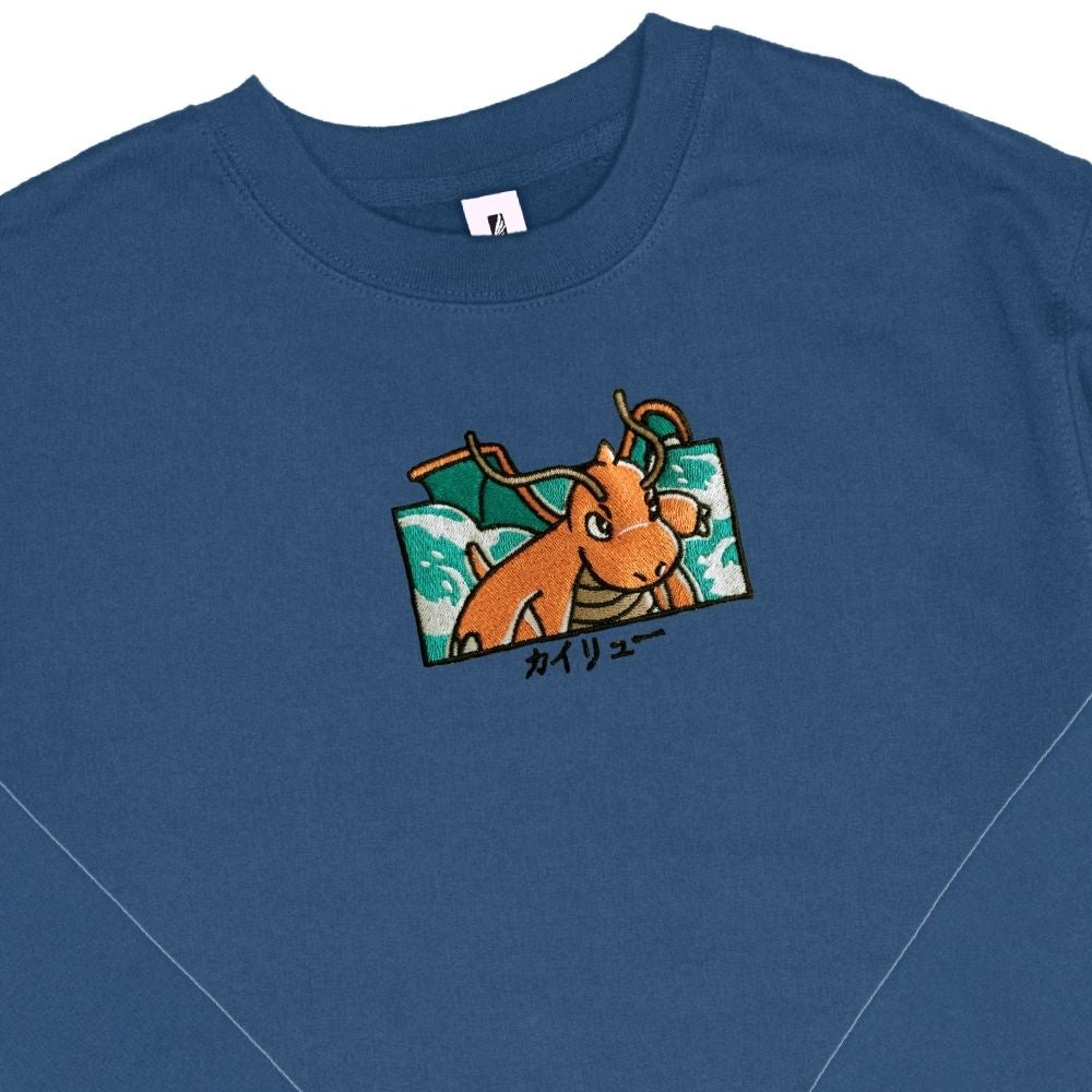 Majestic Dragon Sweatshirt, Anime Embroidery Sweatshirt GI_A11