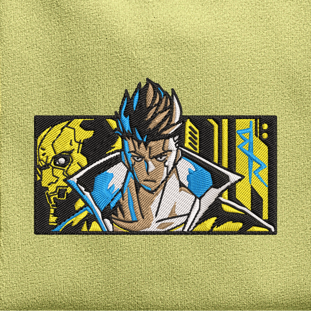 Skilled Cyber Runner Sweatshirt, Anime Embroidery Sweatshirt GI_A20