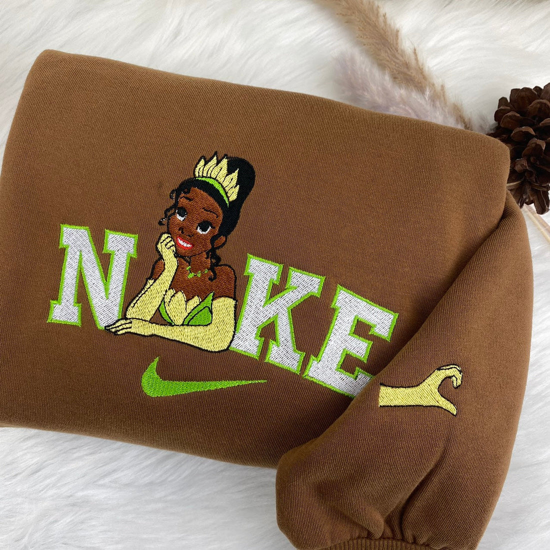Princess Sweatshirt, Cartoon Embroidery Sweatshirt CU_N101