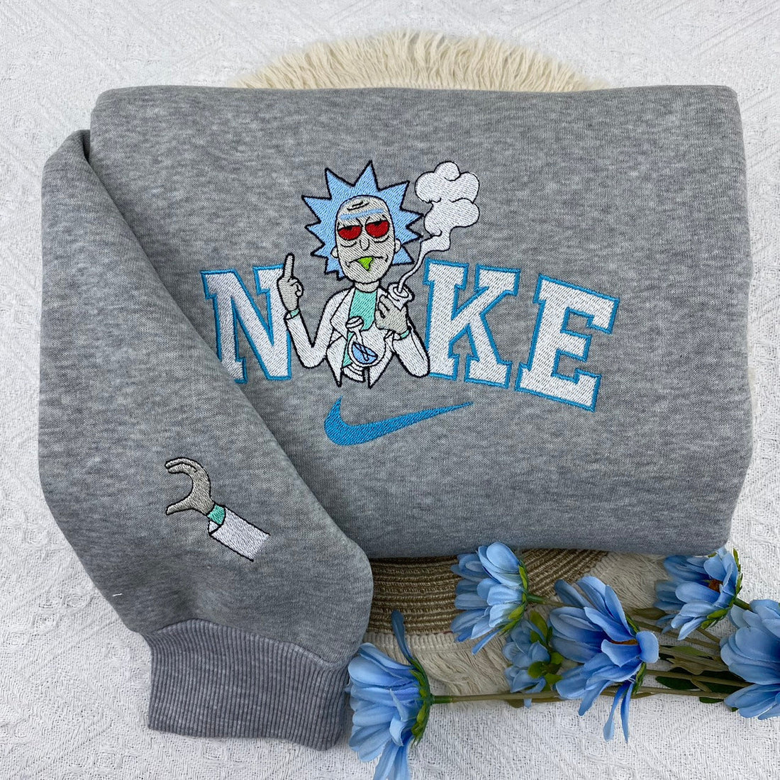 Science Fiction Movie Embroidery Sweatshirt, Cartoon Embroidery Sweatshirt CU_N66