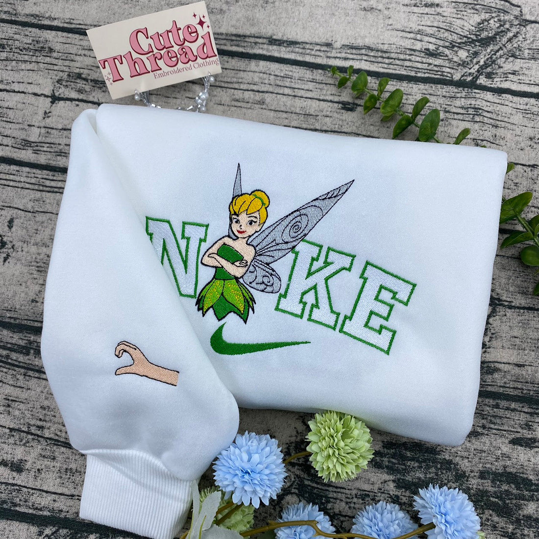 Fairies Sweatshirt, Cartoon Embroidery Sweatshirt CU_N98